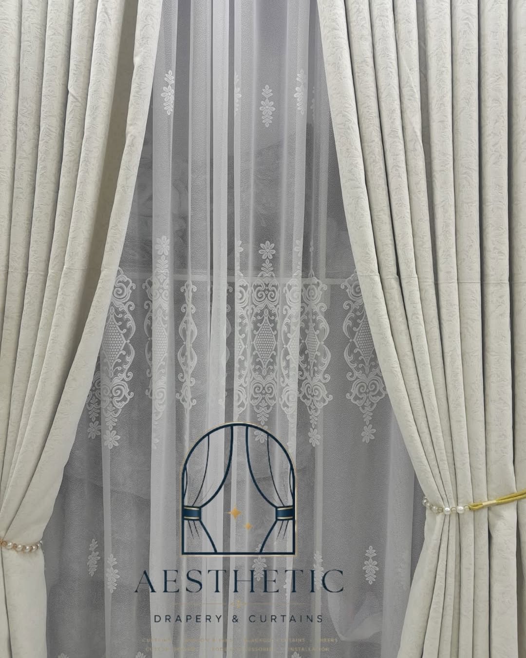 High-quality window curtains transforming a luxury home interior