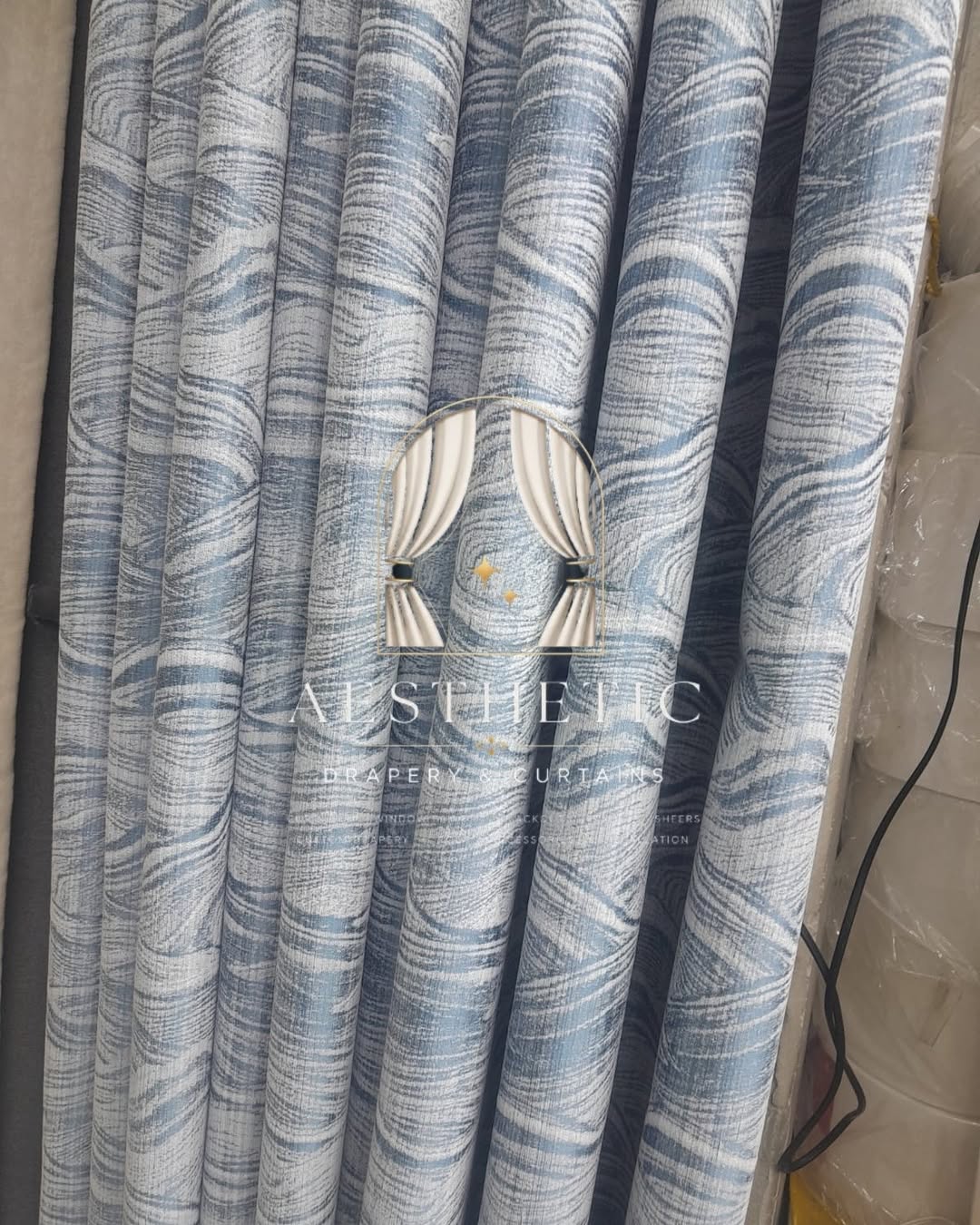 Finished premium curtain installation serving homeowners across Kenya
